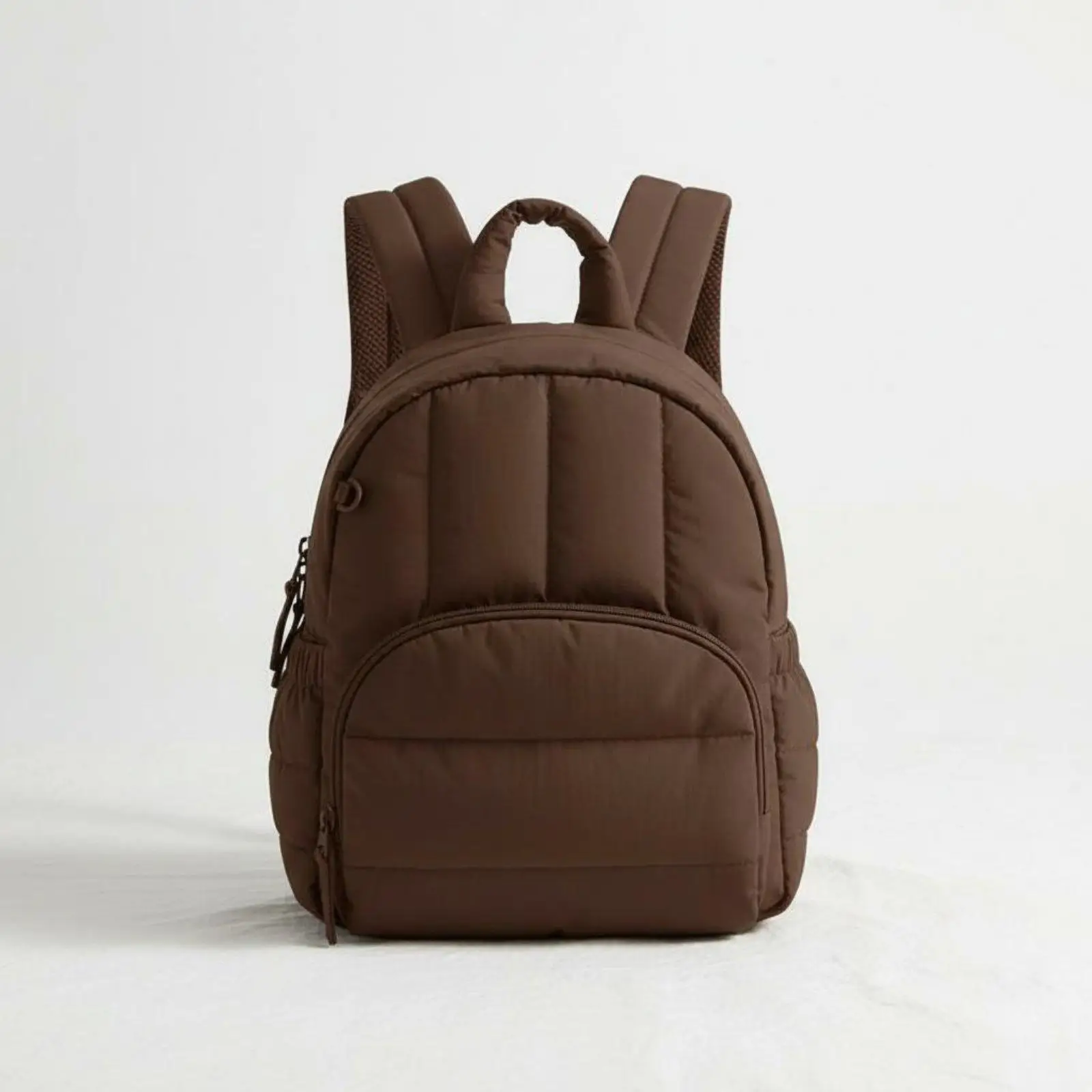 Waterproof Rucksack Puffer Style Backpack Plush Small Bag Aesthetic Travel Handbag for Mini Backpack Woman