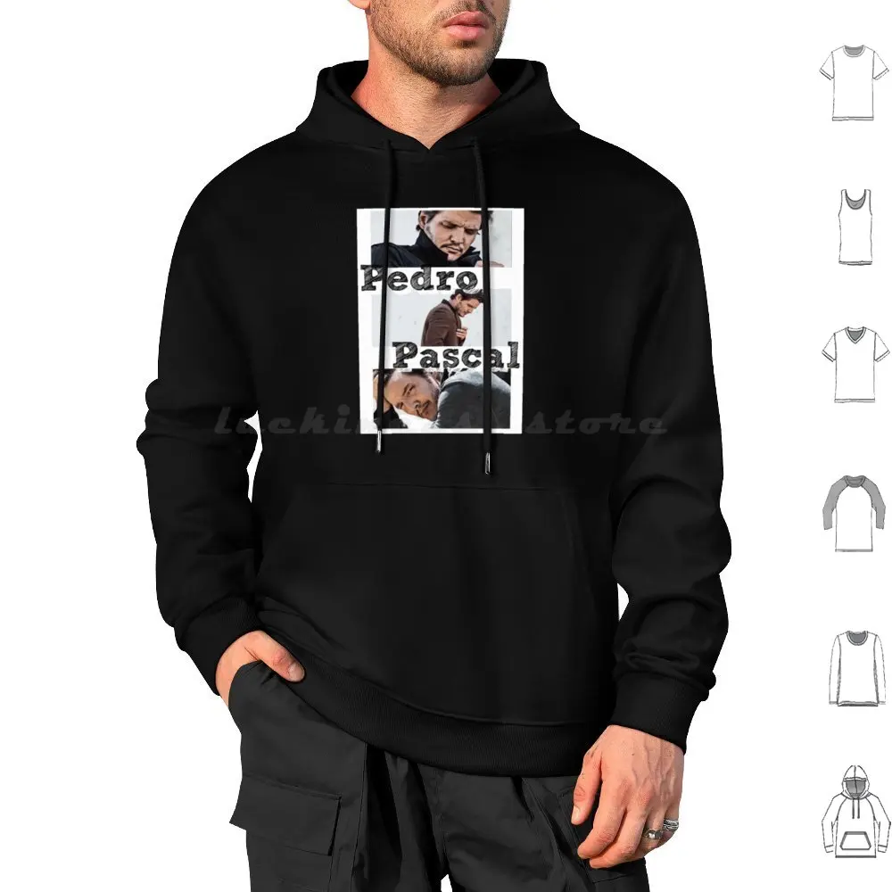 Pedro Pascal Hoodie cotton Long Sleeve Pedro Pascal Pedro Pascal The Actor Din Djarin Javier Pe ? A Mando Baby Grogu