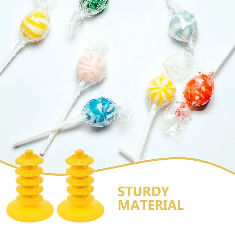 4Pcs Lollipop Display Stand PP Circular Multi-Hole Multi-Layer Adjustable Shelf for Lollipops Supermarket Store Display Rack - view 6
