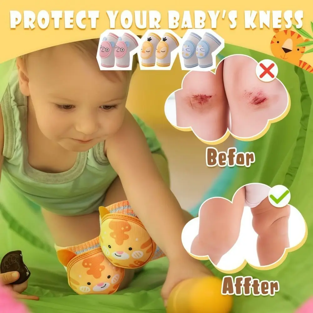 Fall-resistant Knee Pads Shockproof Breathable Children's Elbow Pads Lightweight Muscle Protection Crawling Knee Pads