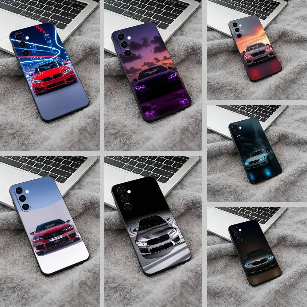

Car-B-W-5 Series-M5 Black Soft Silicone Phone Case for Samsung Galaxy A73, A71, A72, A70, A53, A52, A51