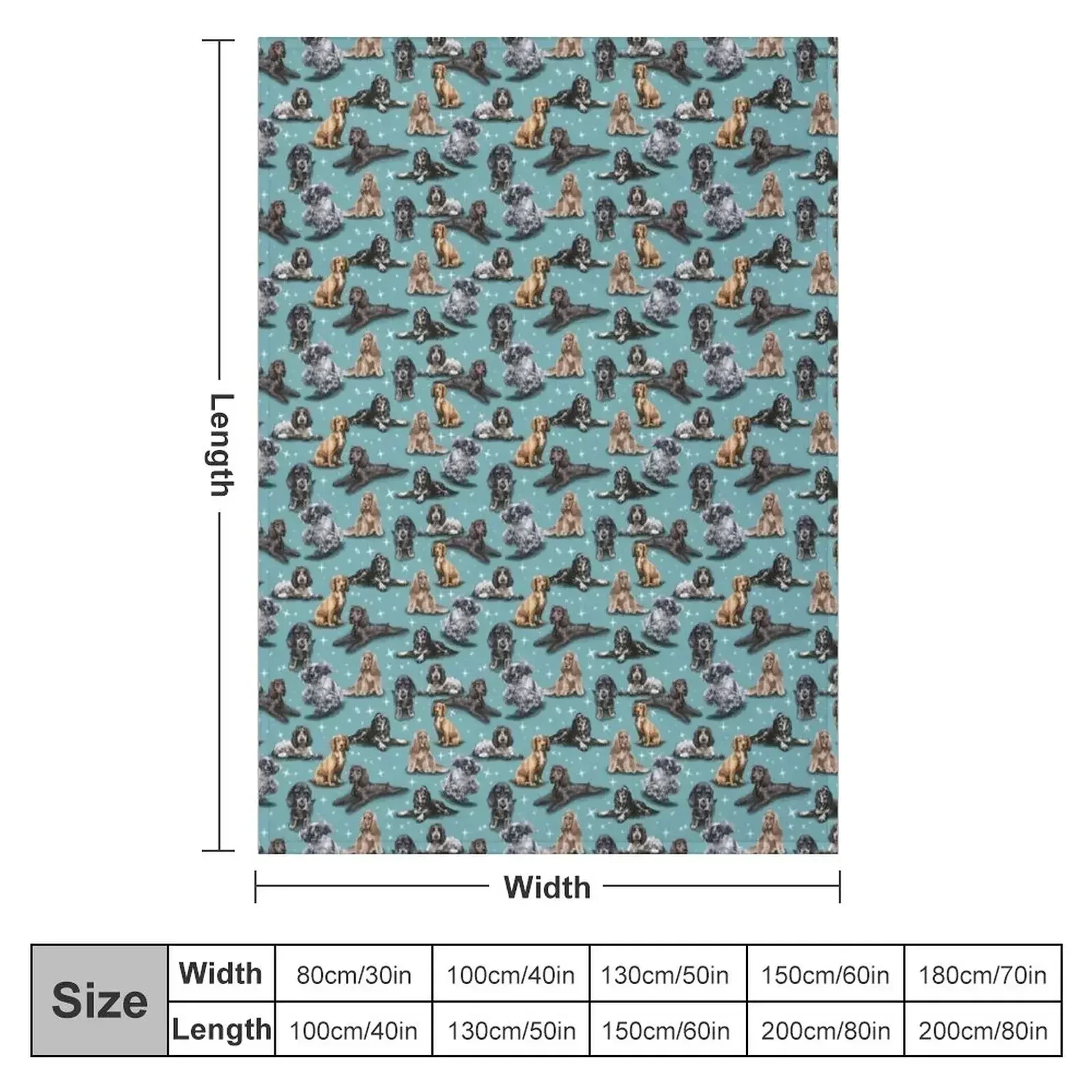 The Cocker Spaniel Throw Blanket Blankets For Sofas Weighted Bed covers Blankets For Baby decorative Blankets