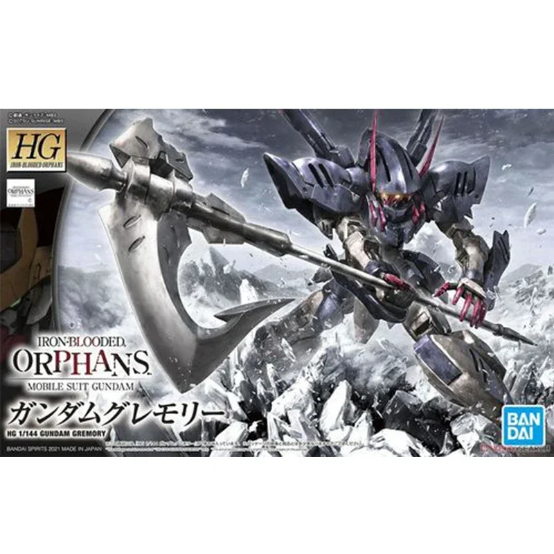 Original Bandai Gundam Figures HG IBO 1/144 Iron-blooded Orphans Mobile Suit Gremory Assembly Model Anime Action Figures 13cm