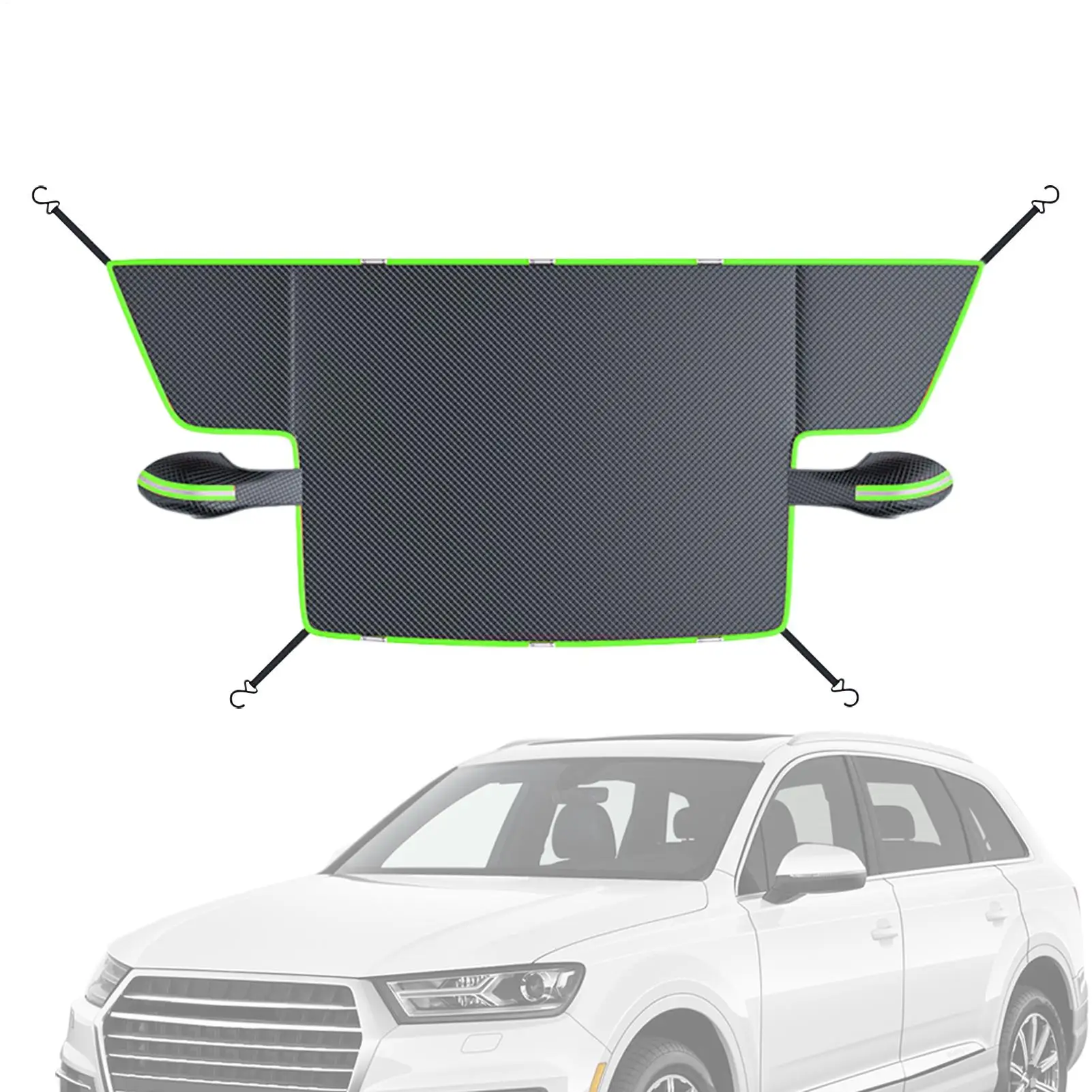 

Winter Windshield Covers All-Weather Waterproof Heavy Duty Auto Sunshade Windshield Cover Window Blanket For Car SUV Trucks