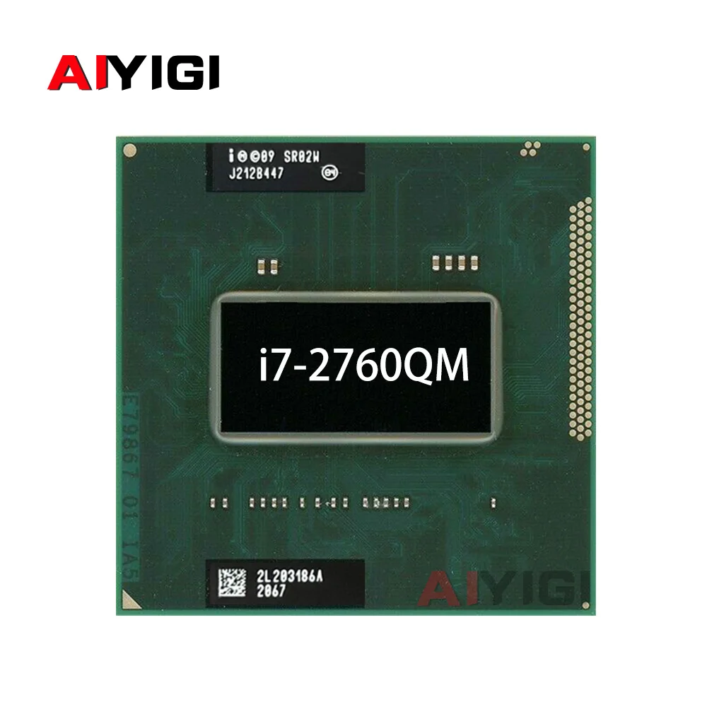 Core I7-2760QM SR02W 2.4GHz 6M Quad-Core Eight-Thread I7 2760QM Notebook CPU Laptop Processor 45W Socket G2 / rPGA988B