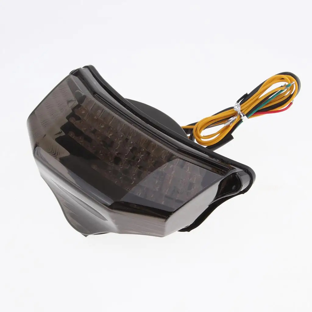 

Задний фонарь для мотоцикла, светодиодный индикатор тормоза, пластиковая дымчатая линза для Yamaha FZ6 2004-2009