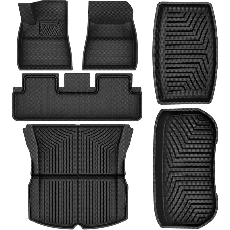 Car Floor Mats for Tesla Model3 Highland 2024 All Weather Floor Liners Trunk Mat United States