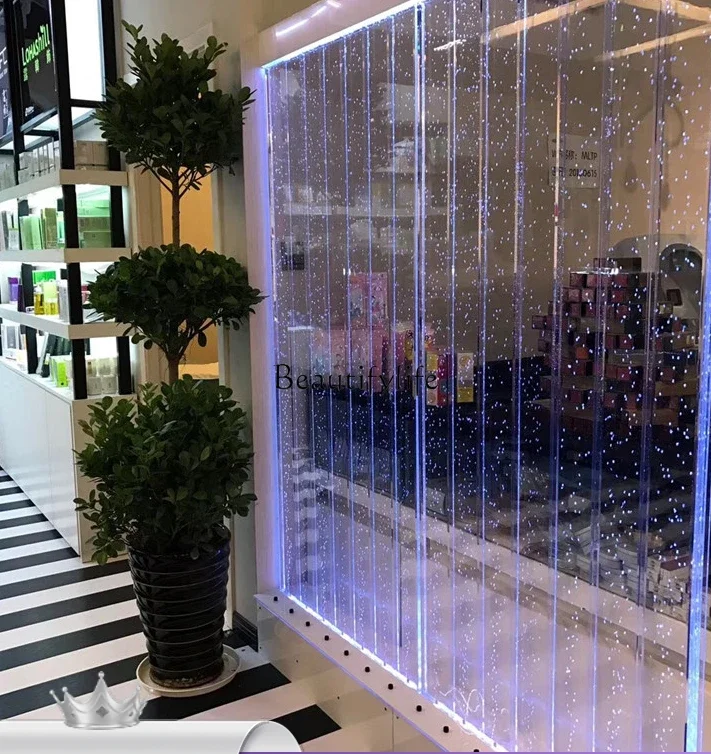 

LD33Flowing Water Subareas Screens Bubble Wall Entry Door Fish Tank Porch Background