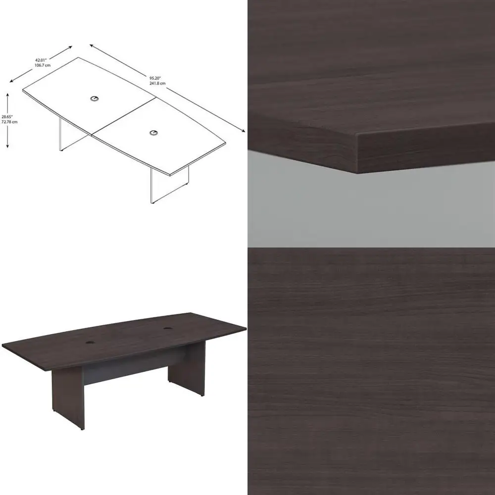 

Gray Wood Base 96W x 42D Conference Table