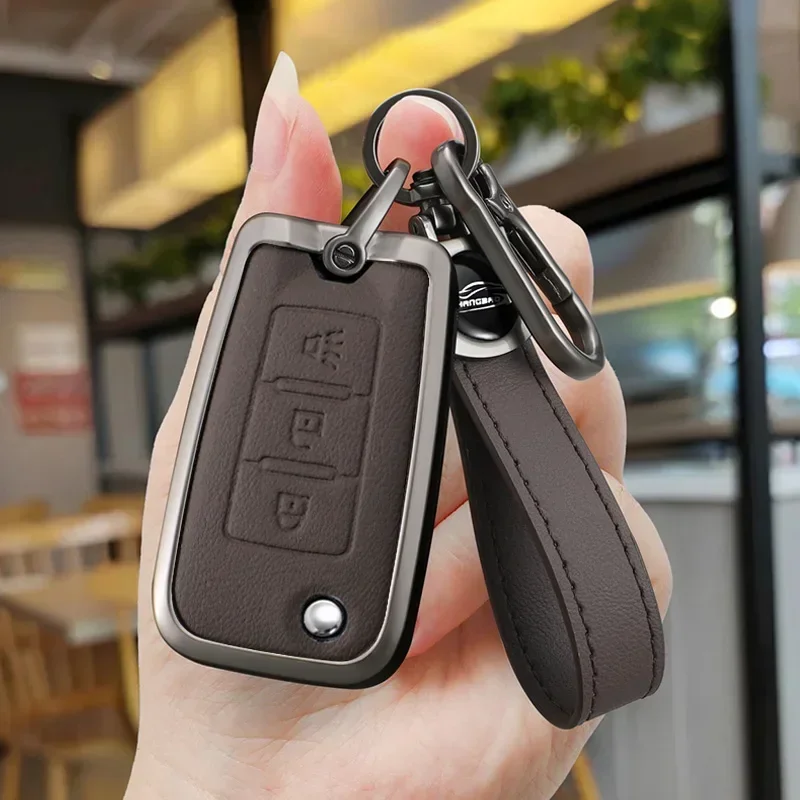 

Car Key Cover Remote Fob Cases Protector Keychain Holder Auto Accessories For DFSK Dongfeng Fengguang 580 DFM Glory 560 500