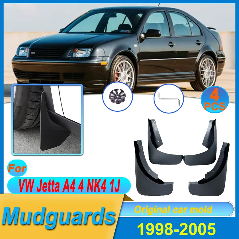 

4PCS Auto Mudguards For Volkswagen VW Jetta A4 4 NK4 1J 1998-2005 Fenders Baffle Mudflaps Mud Guard Splash Flaps Car Accessories