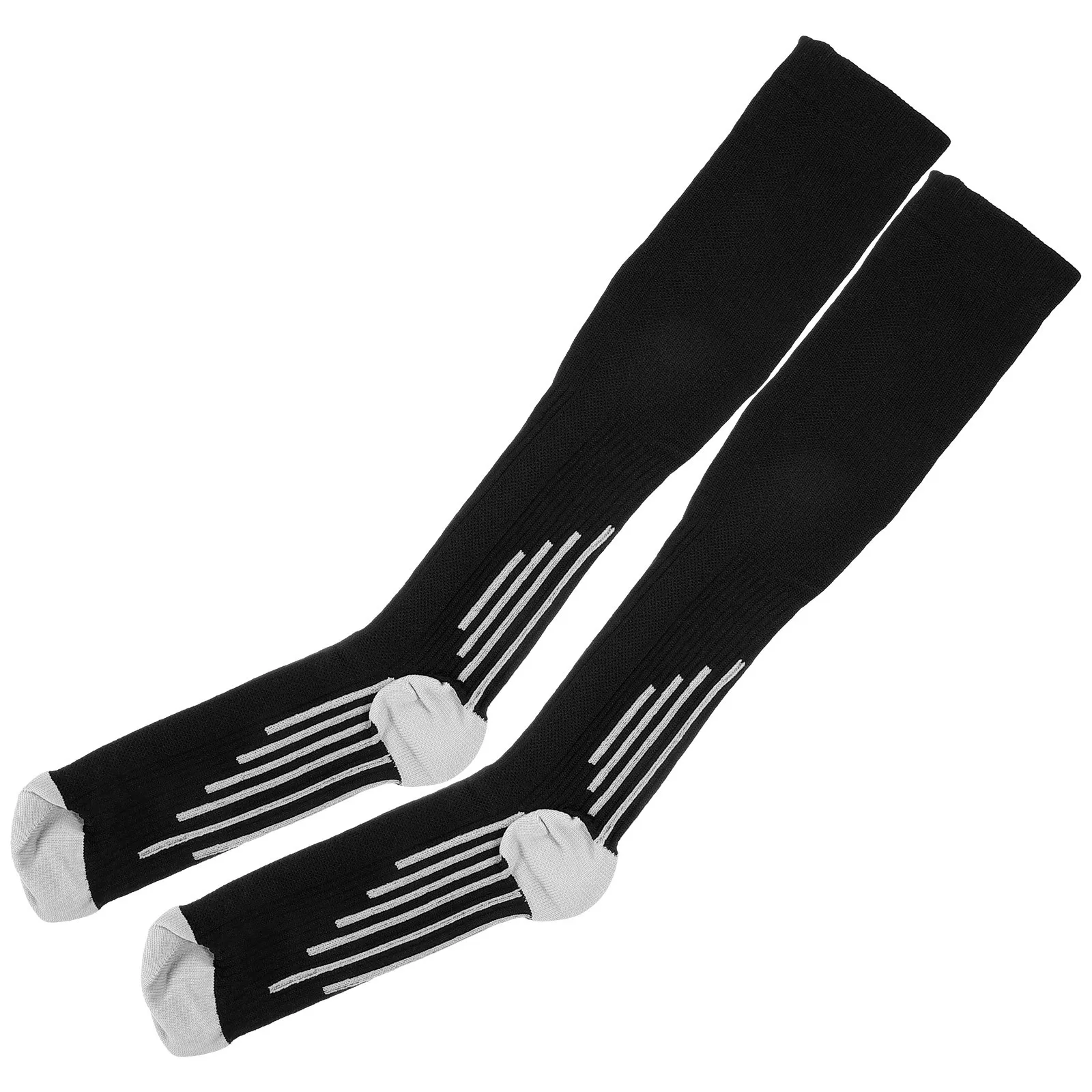 1 زوج الرياضة المضادة للرائحة العجل الجوارب عالية مرونة تنفس في الهواء الطلق تشغيل التنزه جوارب طويلة أنبوب طويل جوارب رياضية