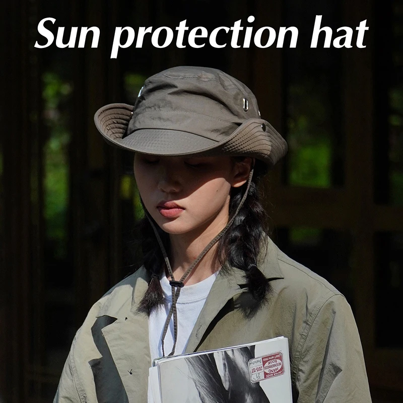 Men Fisherman Cap Outdoor High Quality ACU Camouflage Hat Outdoor Mountaineering Travel Jungle Hats Sun Protection Fish Hat