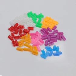 100PCS Plastic End Caps For 6X12mm LED Neon Strip Light Silicone Buckle Flexible Accessories