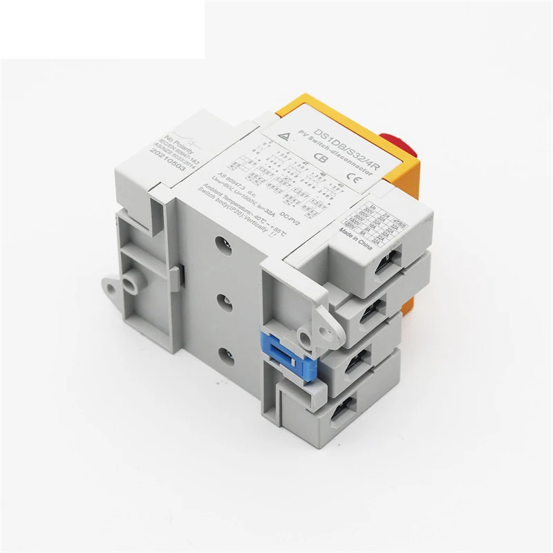 3 uds OEM fábrica 32A interruptores solares Pv desconexión interruptor giratorio aislador de CC