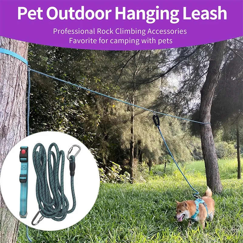 

Automatic Traction Rope Dog Outdoor Activity Suspension Cord Reflective Anti Winding Can Walk Back Forth Dog String Pets Supplie