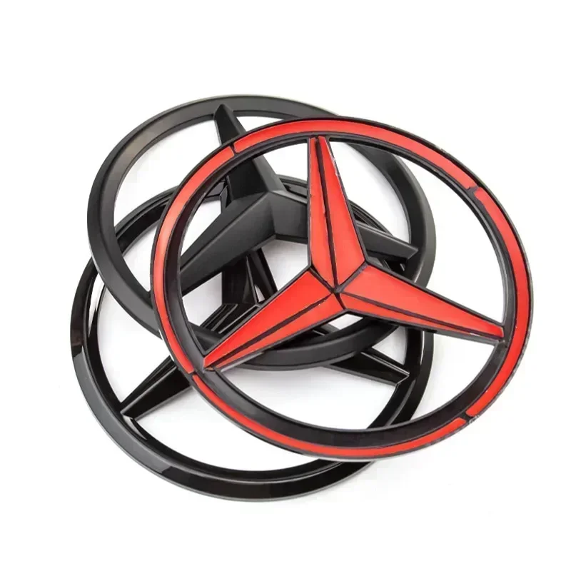 18.8cm ABS Car Front Grille Center Badge Cover Emblem FOR Mercedes-Benz W204 W205 W210 W211 W212 13 C E Class GLA GLK ML GLC GLE