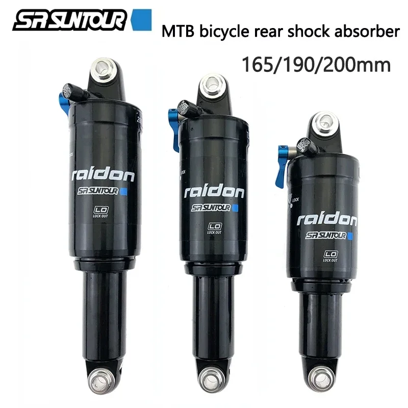 

SR SUNTOUR Mountain Bike Air Shock Absorber With Lock for 165/190/200 mm MTB Bike DH Bike Coil Shock Absorber Bicycle parts