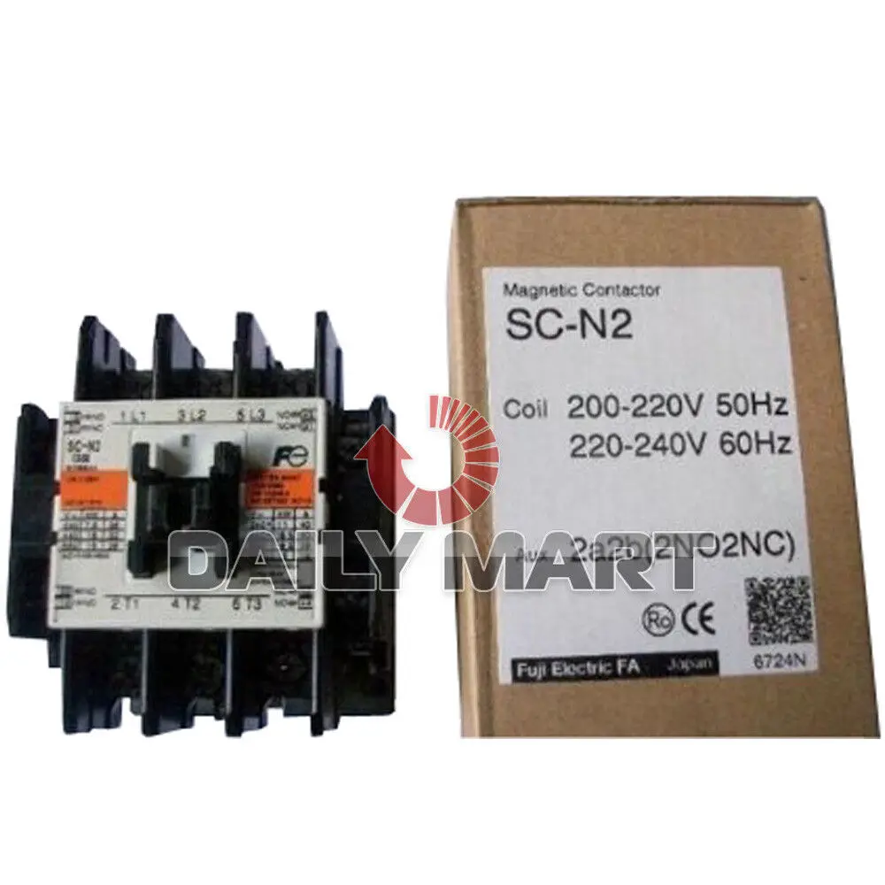 

FUJI NEW SC-N2 SCN2 200-240VAC PLC магнитный контактор Электрический