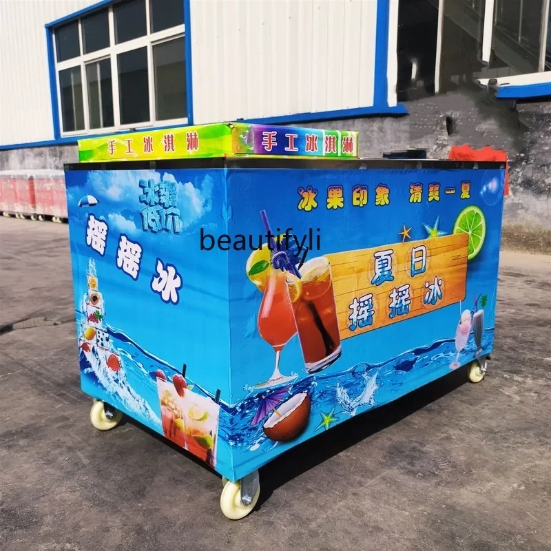 Smoothie machine cold drink hand shake ice summer hand ice cream machine hot cold drink