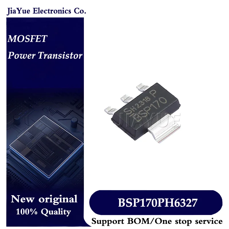 5pcs/lot 100% New Original Chips BSP170PH6327 SOT-223-4 60V 1.9A MOSFET Field effect tube Power Transistor