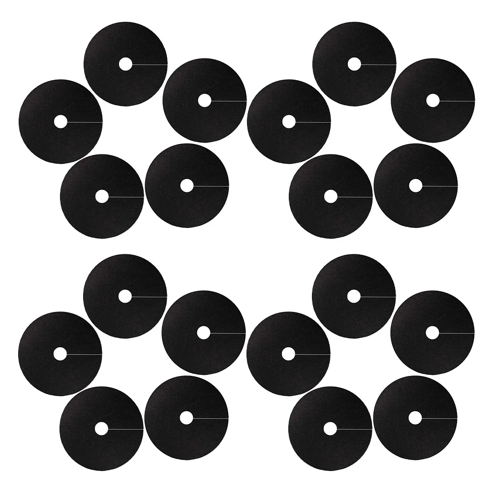 

20pcs Non-Woven Mulch Mat 30Cm Breathable Root Barrier Fabric For Garden Farming Cabbage Fruit Trees Grass-Proof Reusable