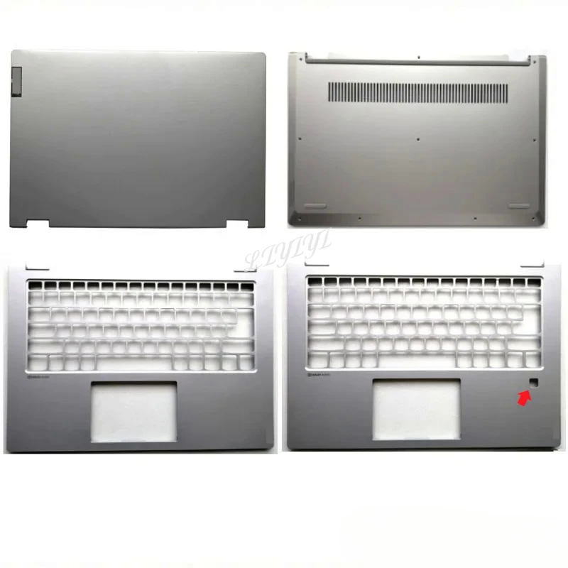 

Новинка, задняя крышка для Lenovo IdeaPad Flex-14IWL C340-14 14iwl 14api 14 дюймов, задняя крышка для ЖК-дисплея, верхняя крышка с упором для рук, нижняя крышка, серебристая