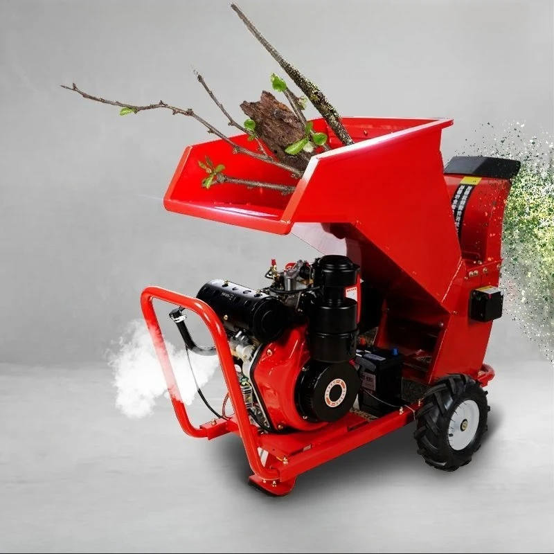 

Automatic crusher diesel engine pastoral crusher large grape crushing