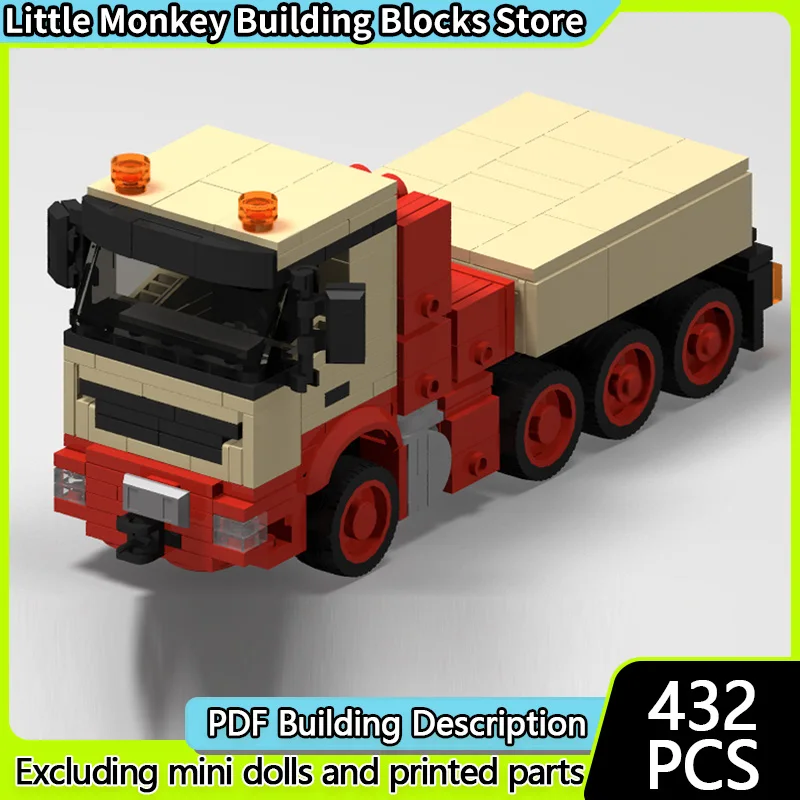 시티카 모델 MOC 빌딩 블록 악트로스 중량 화물 기차 모듈형 기술 어린이 휴일 선물 조립 장난감 세트