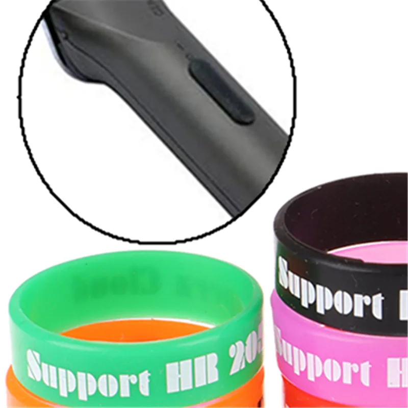 10Pcs/set Hair Clipper Trimmer Grip Anti Slip Rubber Sleeve Hairdressing Decorative Rings Random Color Trimmers Accessories