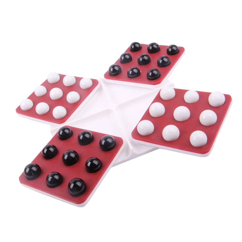 Pentago Game Pentago Board Game Gomoku Magic Gomoku With Black And White Beads Parenting Puzzle Board Game Chess Gobang Qenueson