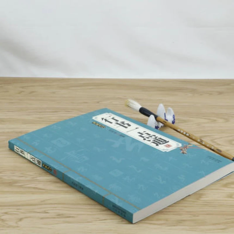 Chinese Calligraphy Dictionary Basic Characters Explanation Copybook Multiple Type Brush Pen Copybook Practice Book for Beginner