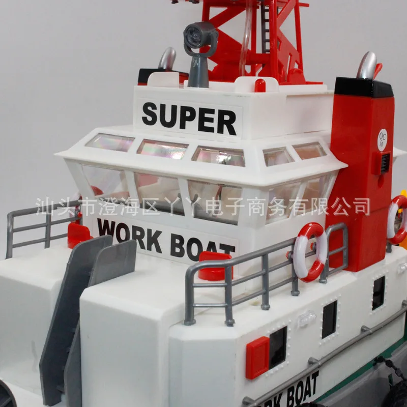 60 ซม.Rc เรือกู้ภัยจําลอง Fire Rescue สเปรย์น้ํารีโมทคอนโทรล 2.4g Speedboat เรือสําหรับเด็ก Rc ของเล่นของขวัญ