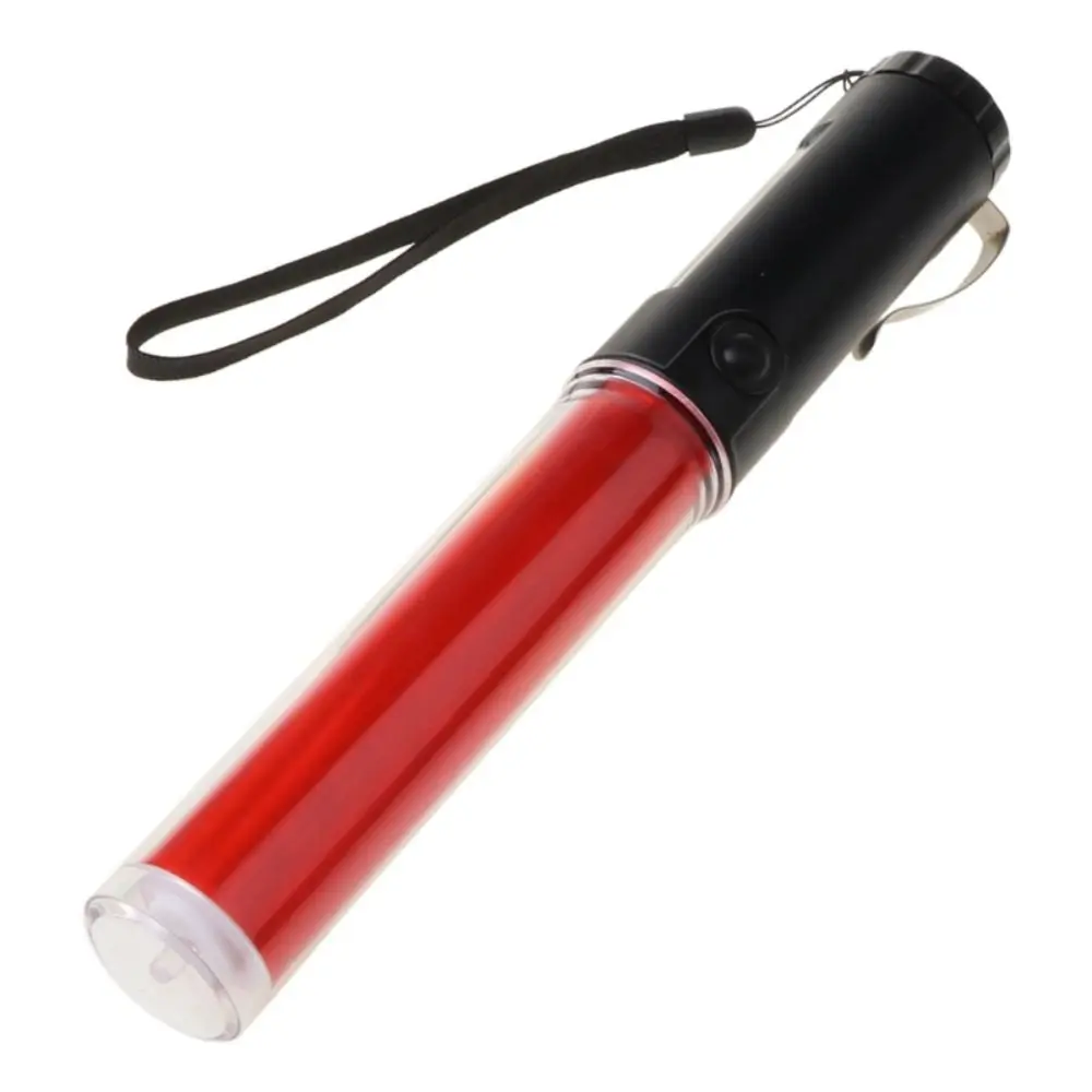 Universal Powerful Traffic Wand Flashinglight Emergency Traffic Baton Warning Signal Flash Baton Outdoor