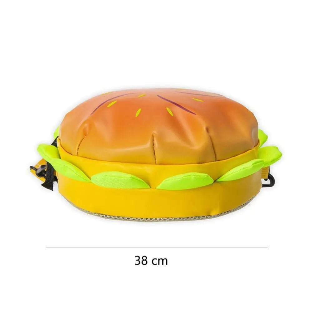 Cute Retro Hamburger Kawaii Shoulder Bag High Capacity Pu Leather Student Backpack Women Bag School Backpack College Students