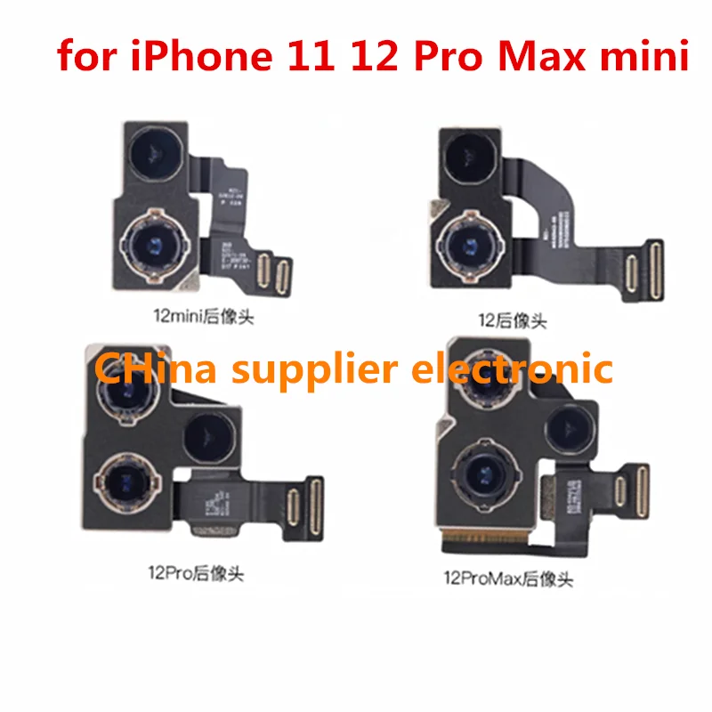 

1pcs Back Camera Flex Cable for iPhone 11 12 Pro Max 11Pro 11M 11P mini 12Pro 12M Big Rear Camera Cam Ribbon Replacement Parts