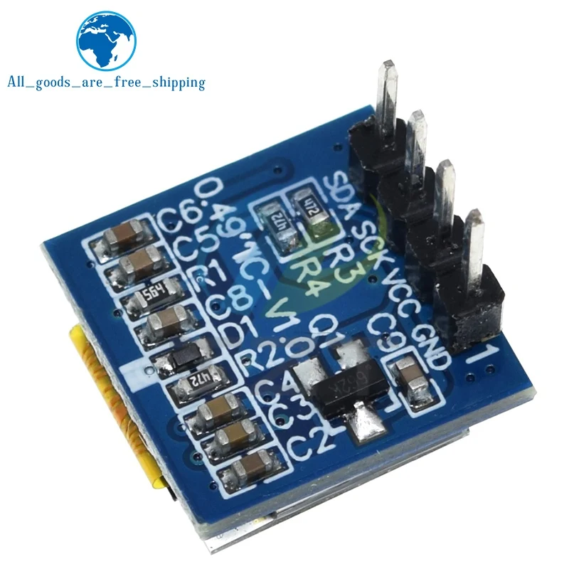 TZT-pantalla OLED de 0,49 pulgadas, módulo LCD blanco de 0,49 pulgadas, 64x32, interfaz I2C IIC, controlador SSD1306 para Arduino AVR STM32