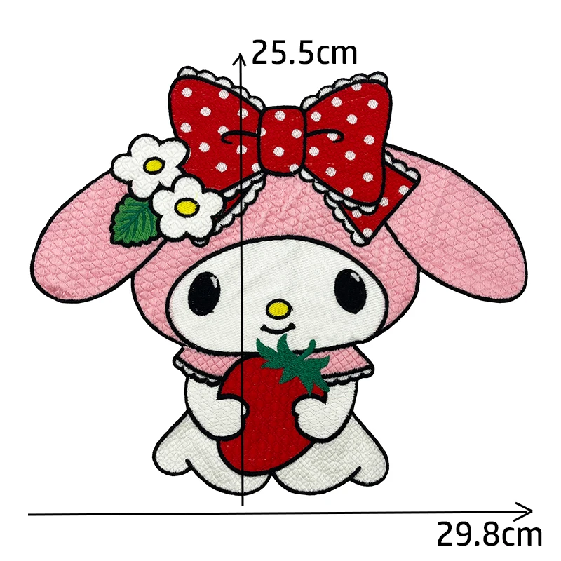 Cartoon Fashion Cat Rabbit Embroidered Patches For DIY Clothing T Shirt Sew On Accessories Applique，Animal Badge