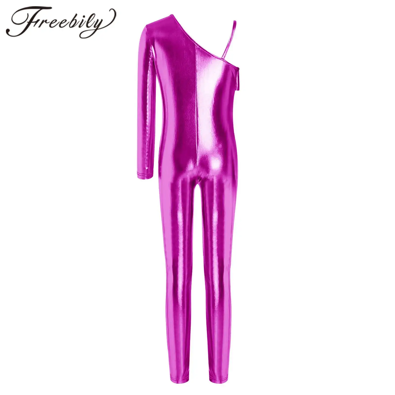 

Children's Girls Sequins Sparkly Jumpsuits 70s Disco Tap Costume Shinny Flared Jumpsuit Kids Party Romper Rave Birthday Outfits