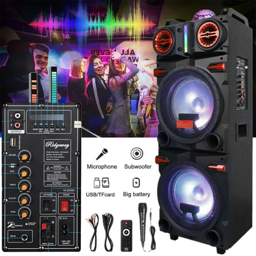9000 ワット Bluetooth スピーカーデュアル 10 