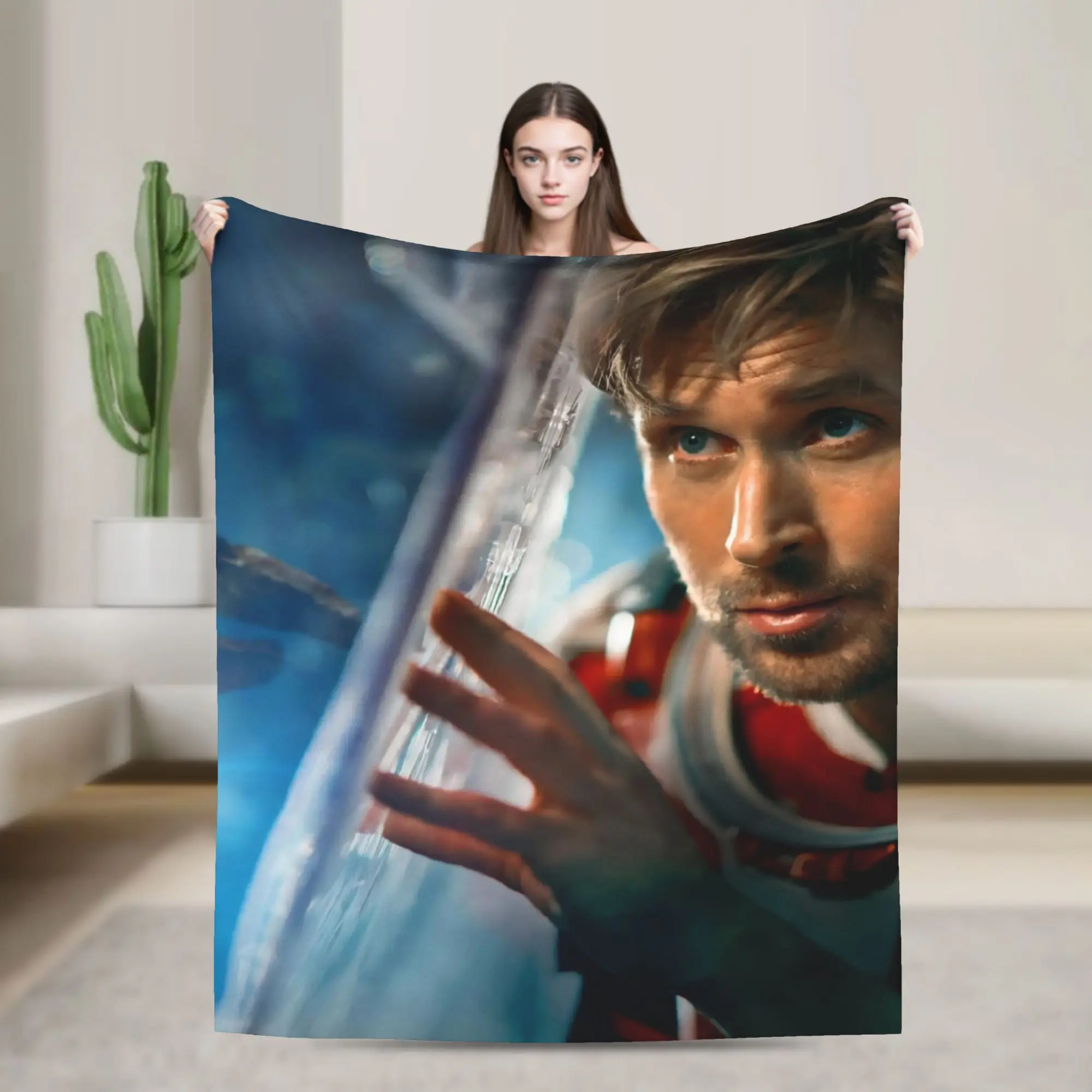 Project Hail Mary Amaze Blankets Flannel Summer Air Conditioning   Multifunction Warm Throw Blankets for Home Travel Rug Piece