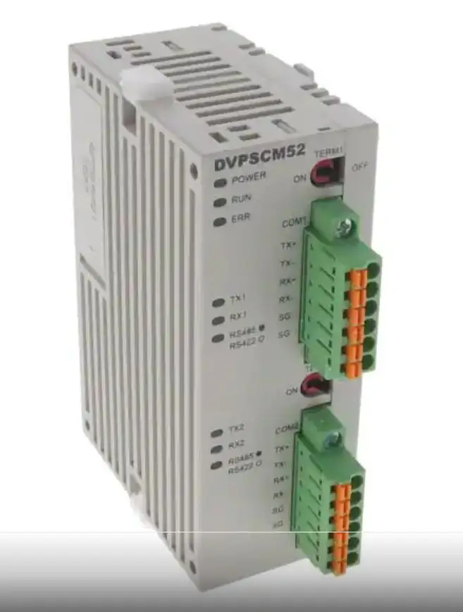 

DVPSCM52-SL Communications Module DIN Rail 100 ~ 240VAC, 24VDC