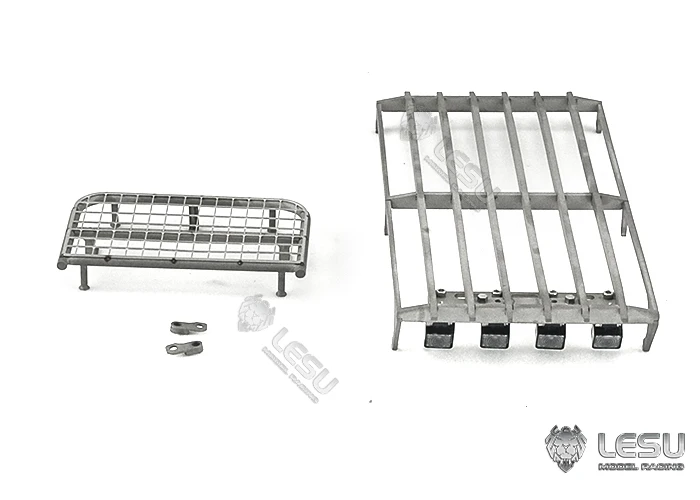 Für 1/14 Modell AC360 Baggerkabine, oberes Metall-Antikollisionsgitter, Spotlicht, DIY LESU – Detail 4