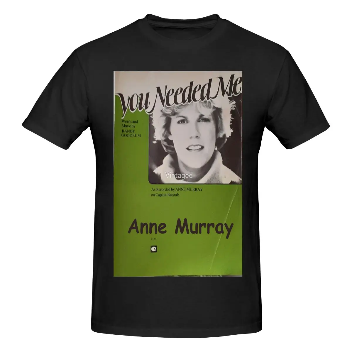

Funny You Needed Me Anne Murray Sheet Music Pop Vocals Мужская футболка Топы с принтом свободные и облегающие женские футболки