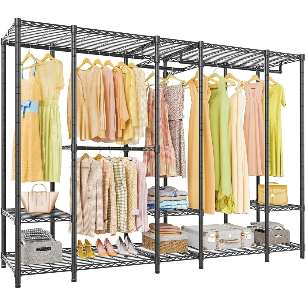 VIPEK V50i Extra Large Portable Closet Rack Bedroom Armoire Freestanding Wardrobe Closet, Heavy Duty Clothes Rack