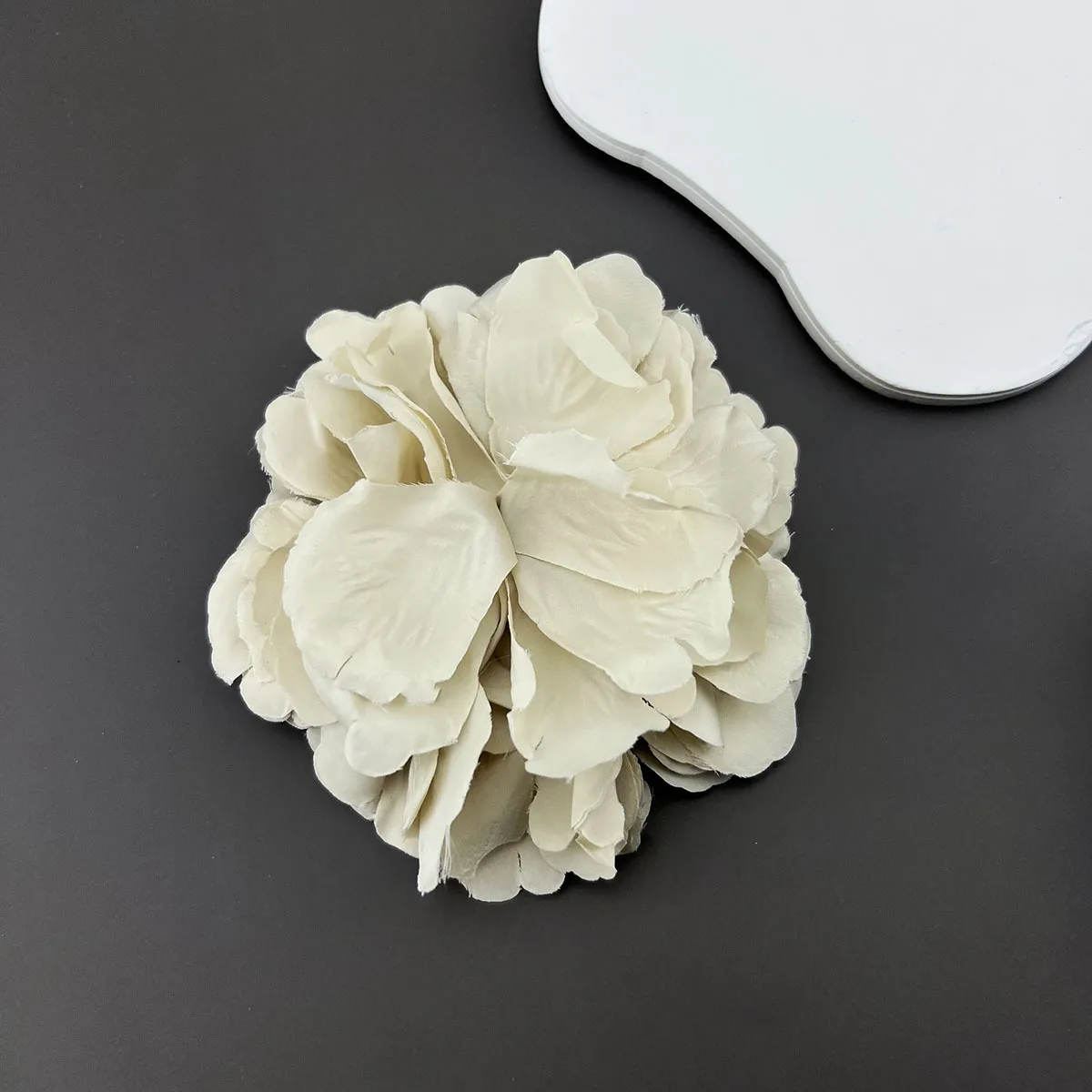 12cm Korean Handcrafted  Fabric Flower Brooch - Expertly Handcrafted Unique Corsage Clothing Accessories for Women