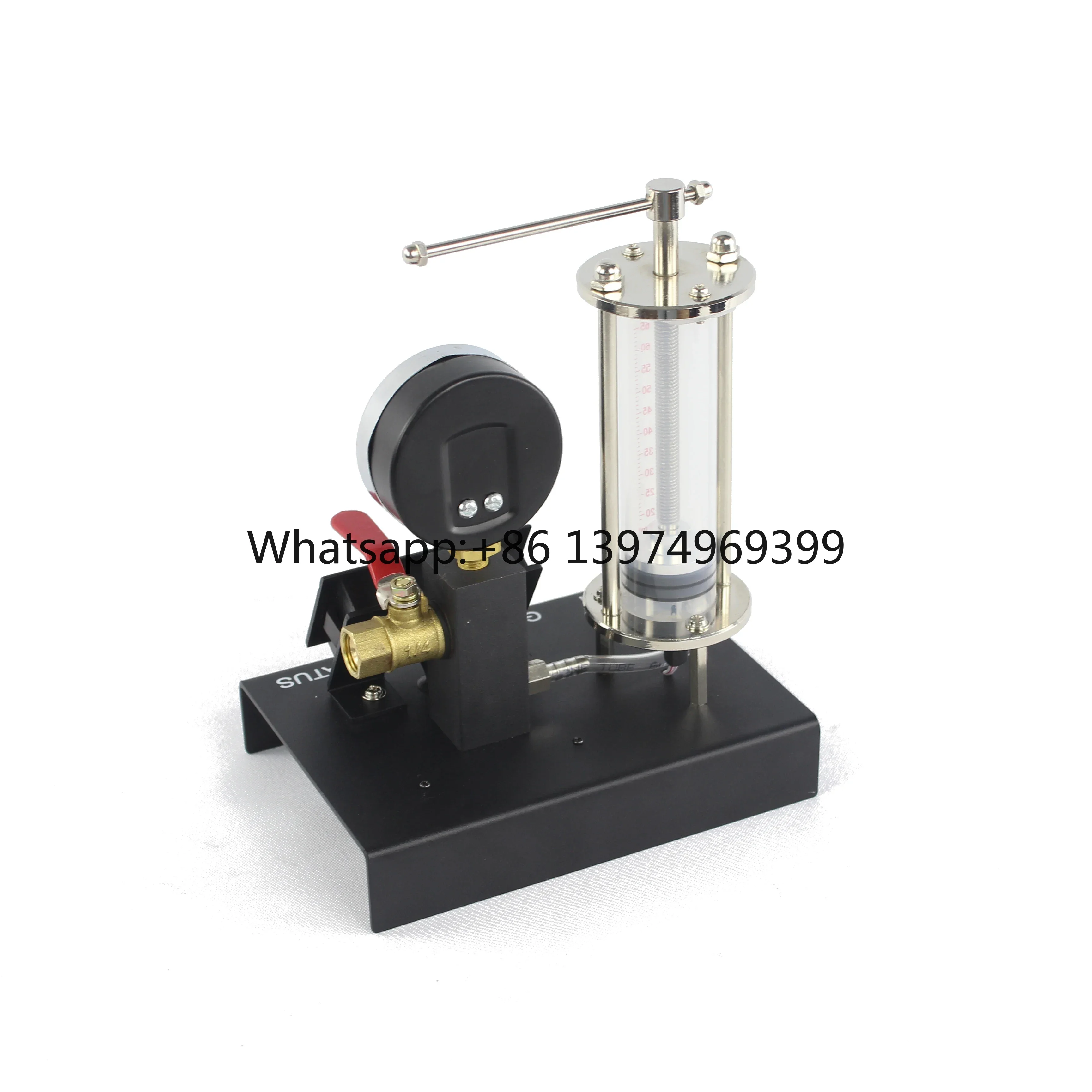 Physical Boyle's Gas Law Apparatus With Pressure Gauge factory