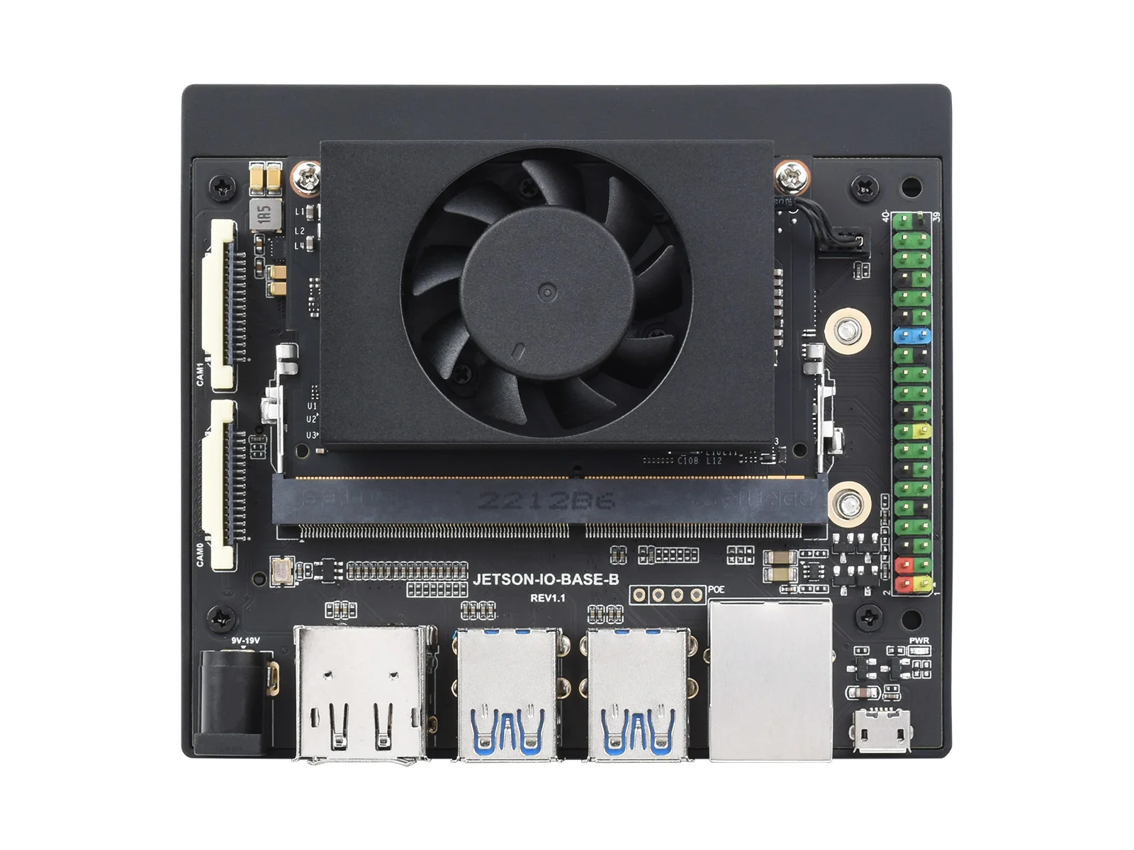 Picture 6: Waveshare Jetson TX2 NX Development Kit, Deep Learning And Edge Computing High-Quality Carrier Board For Better Performance