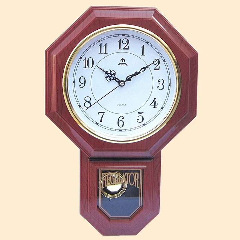 Vintage Wall Clock Luxury Large Size Pendulum Clocks Creative Living Room Watches Bedroom Modern Home Decoration Accessories