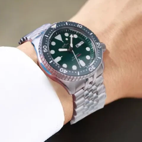 

Heimdallr Men Automatic Watch 44.8mm Mechanical Wristwatch Diver 20ATM Waterproof C3 Luminous NH36 Sapphire Mirror